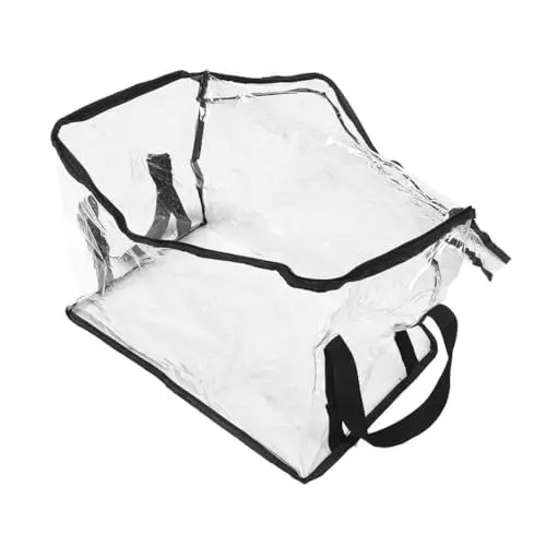 Produktbild: PRETYZOOM Buch Organizer Box Schreibtisch Organizer Behälter Buch Aufbewahrungsbehälter Transparente Verpackungswürfel Für Reisen Bücher Aufbewahrungsbehälter Kleidungs