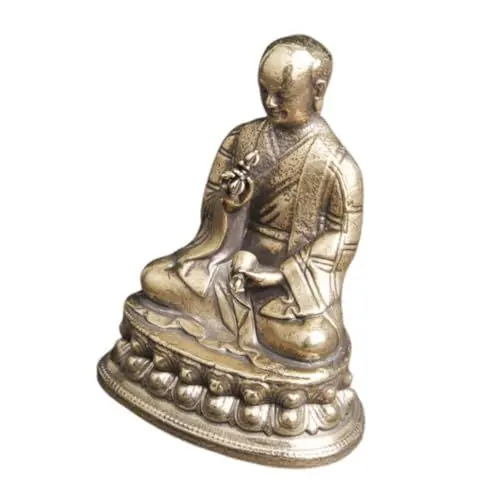 Produktbild: PRETYZOOM Buddha-Statue aus Bronze Buddha-Dekorationen Maitreya Buddha Figur amitabha Buddha Figur Buddha Statue Buddha Figuren buddhistischer Schmuck Buddhismus-Verzierung Messing