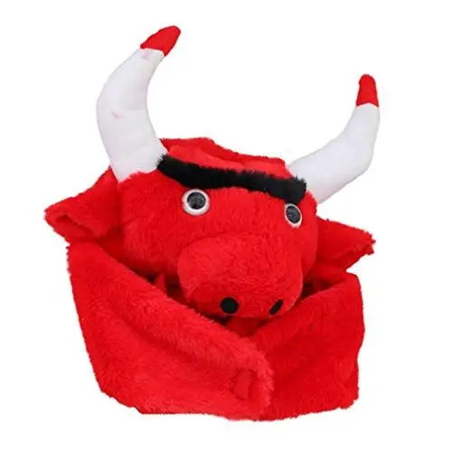 Produktbild: Einzigartige Kuh Kopfbedeckung 33*43cm Kappe Für Halloween Maskerade Zubehör