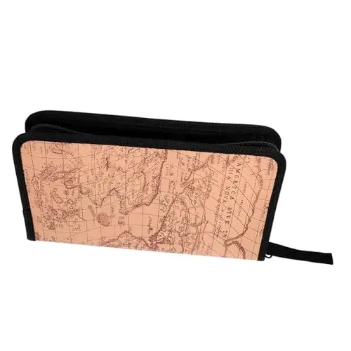 Produktbild: PRETYZOOM CD-Tasche cd-ständer cd aufbewahrung -DVD-Hülle CD-Aufbewahrungshüllen Aufbewahrungstasche Geldbörse Auto CD hülle DVD-Organizer Haushalt Halterungskasten Reißverschluss-Box