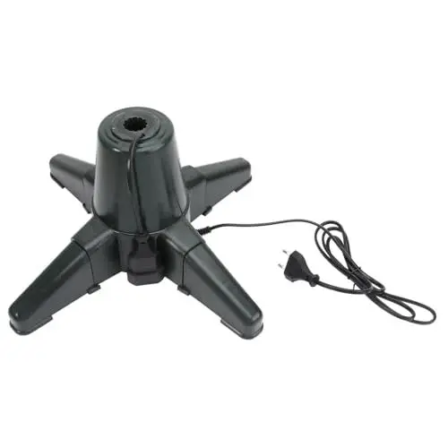 Produktbild: LABRIMP Weihnachtsbaumständer Weihnachtsbaumhalterung Weihnachtsbaumsockel Drehbarer Baumständer Weihnachtsbaumhalter Elektrischer Baumständer Abs