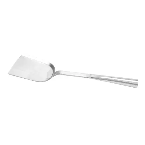 Produktbild: PRETYZOOM Edelstahlspatel Rußschaufel Kohlespaten Mit Griff Campingkocher Asche Schaufeln Mini-wok Schaufeln Gartenschaufel Pfannenwender Ofen Draussen Verchromter Stahl Metall Metallspatel