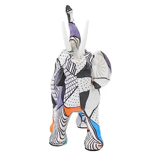 Produktbild: PRETYZOOM Elefanten-Ornamente Elefantenfiguren Elefantenstatue Elefantenskulptur selber Machen Elefantendekorationen Kunstobjekt Elefant bastelt Elefanten-Skulptur Kunstharz