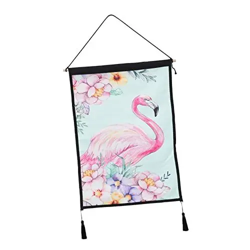Produktbild: PRETYZOOM Flamingo Wandteppich wandverkleidung wand polsterung hängender Wandteppich Flamingo-Hängebanner Wohnkultur Dekor Flamingo-Wandteppich Zählerkasten Wandbehang