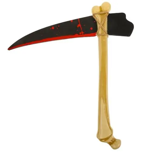 Produktbild: PRETYZOOM Einzigartige Knochensichel-Dekoration Halloween-kostüm-Requisite Für Cosplay-Karneval