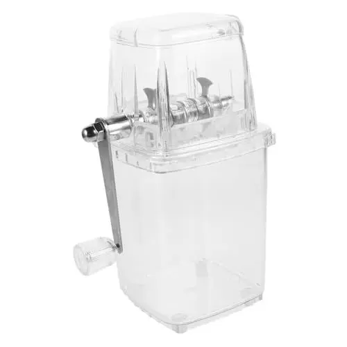 Produktbild: PRETYZOOM Handbetriebener Eiszerkleinerer Küchengerät Crushed-ice-crush-werkzeug Tragbare Crushed-eismaschine Eiszerkleinerungsmaschine Für Zerstoßenes Eisbrecher Plastik Transparent