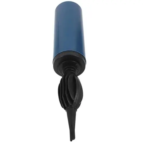 Produktbild: PRETYZOOM Handluftpumpe handlenzpumpe handpumpe ballon pumpe manuelle pumpe ballonpumpe luftballons balloon pump Luftballonpumpe Hand pumpe manuell hand pump Ballonaufblasgerät Blue