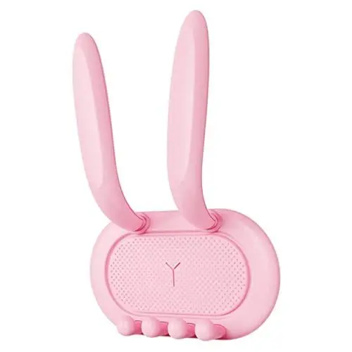 Produktbild: PRETYZOOM Hasenhaken kein Stanzkleber rosa Haarspange zahnbürstenhalter Kinder küchenarmatur Haarband Magnethaken ladegerät für zahnbürste Organisator für Haargummihalter Magnet aus Gummi