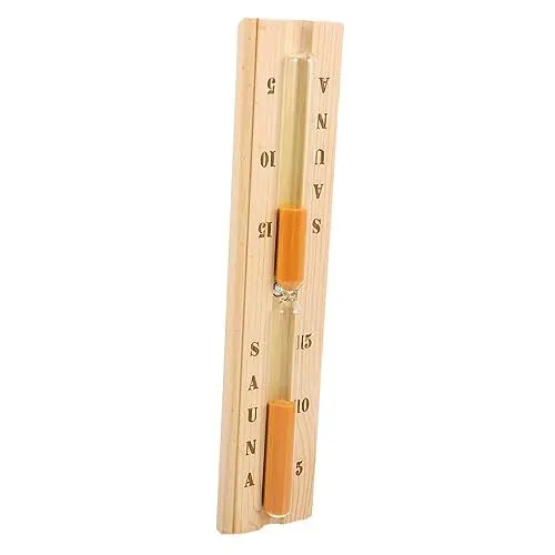 Produktbild: PRETYZOOM Sanduhr Aus Holz Im Antiken Stil Sauna-Timer 15-Minuten-zählung Sauna-Timer Ornament