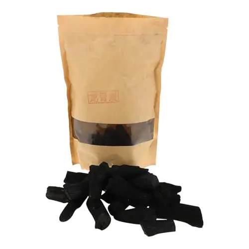 Produktbild: PRETYZOOM Holzkohlegrill Holzkohleversorgung Küchengrillzubehör Holzkohle Zum Grillen Yakitori-grill Küche Zum Kochen Von Holzkohle Tragbare Feuerkohle Campingkohle Black Bambuskohlemischung