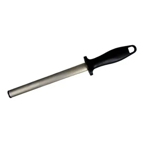 Produktbild: PRETYZOOM Honstange Wetzstab aus Stahl Wetzsteinschärfer Spitzer Messer schärfen werkzeug Wetzstahl Diamant Honstahl Haushalt Schärfen Sie das Messer Schärfstab Küchenmesser Messerschärfer
