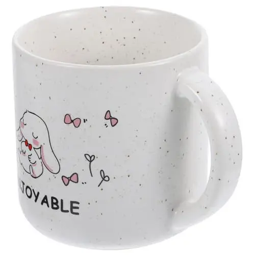 Produktbild: PRETYZOOM Niedlicher Keramik-wasserbecher Mit Griff Büro-kaffeetasse Latte-tasse Becher Für Das Home Office