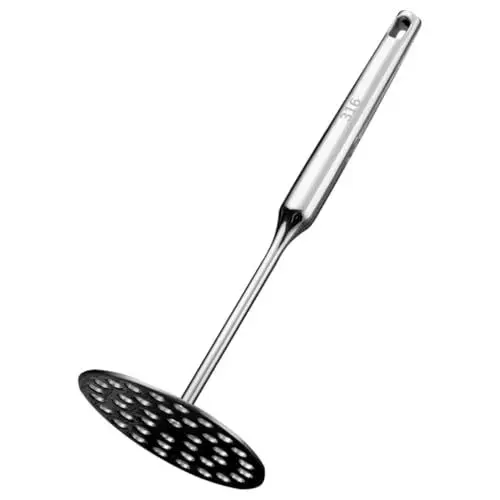Produktbild: PRETYZOOM Gemüsestampfer Kartoffelpresswerkzeug Robuster Kartoffelstampfer Aus Edelstahl Für Glattes Püree Unverzichtbar Für Die Küche