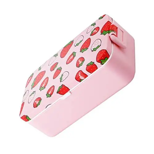 Produktbild: PRETYZOOM Kasten Erdbeer-Lunchbox geteilt Aufbewahrungsbox für Lebensmittel Picknick-Lunch-Container tragbar Bento-Lunchbox Lunchbehälter Rostfreier Stahl Brotdose Essensbox Student pp