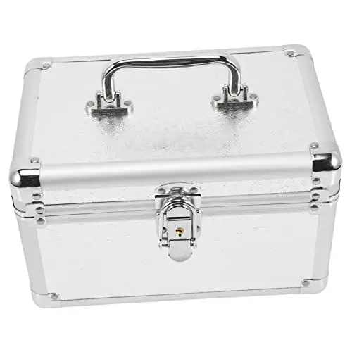 Produktbild: PRETYZOOM Mahjong-koffer Aus Aluminiumlegierung Aufbewahrungsbox Für Werkzeugsätze Leichtgängige Offene Aufbewahrung Mit Großer Kapazität