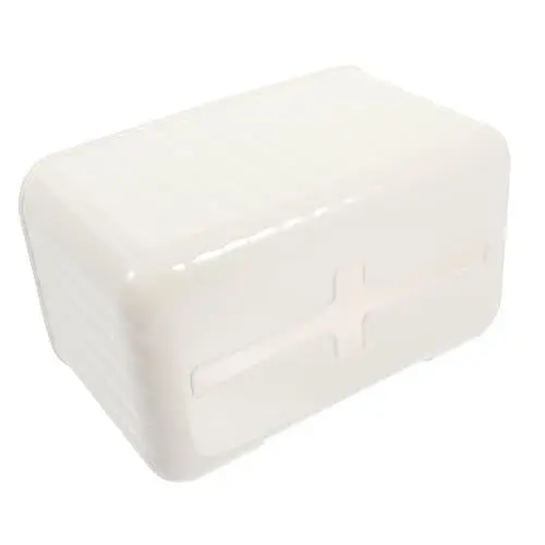 Produktbild: PRETYZOOM Kasten Tissue-Box Papiertuchspender Serviettenhalter Papierhandtuchhalter Hintergrund geschirrtücher Taschentuch zum Aufhängen Taschentücherboxen für die Küche Kein Stanzen pp Weiß