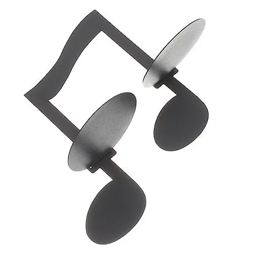 Produktbild: PRETYZOOM Kerzenhalter zum Aufhängen an der Wand Teelicht Kerzenteller Kerzenständer für den einzug Dekoration Schlafzimmer Wandkerzenhalter aus Metall Kerzenleuchter Black