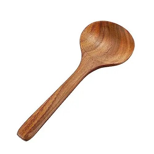 Produktbild: PRETYZOOM Ramen Suppenlöffel Holz-sets Kochutensilien Griff Suppenkelle Löffel Küchenutensilien Holzlöffel