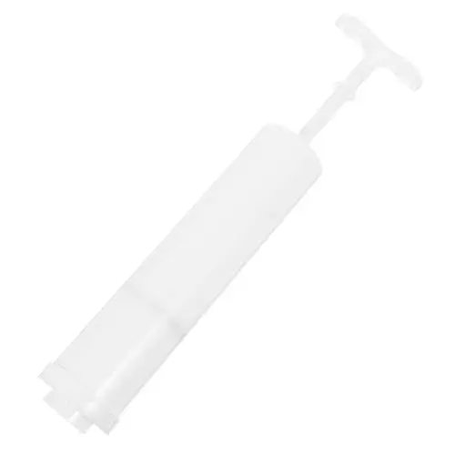 Produktbild: PRETYZOOM Kompressionsbeutelpumpe Handpumpe Für Komprimierte Beutel Luftablasspumpe Aus Kunststoff Pumpe Für Vakuumierbeutel Vakuumbeutelpumpe Handvakuumpumpe Kleine Pumpe PVC Tragbar Weiß