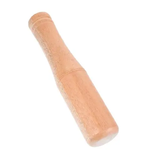 Produktbild: PRETYZOOM Stößel Aus Holz Knoblauchstampfer Küchenstößel Werkzeug Größe 17 5 X 3 7 X 3 7 Cm Sicher Für Den Täglichen Gebrauch Zufällige Farbe