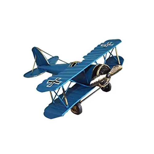 Produktbild: PRETYZOOM Modellflugzeuge Flugzeugstatue Doppeldecker aus Eisenflugzeug Modelle Flugzeugmodell Flugzeug aus Eisen Zweiter Weltkrieg eisernes Flugzeug Requisiten