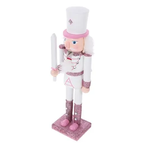 Produktbild: PRETYZOOM Adorable Holz-nussknacker Dekofigur Kreativer Weihnachtsmann Aus Holz Für Weihnachtliche Tischdekoration -Accessoire Und Fotorequisiten Bringt Festliche Atmosphäre Zuhause