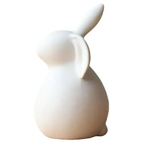 Produktbild: PRETYZOOM Outdoor-Spielset Für Kinder Hasen Keramik Ostern Statue Figuren Tierfigur Dekofigur Skulptur Ornament Osterdeko für Feengarten Bonsai Ostern Dekoration Frühlingsdeko