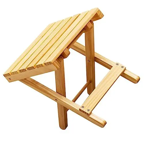 Produktbild: PRETYZOOM Quadratischer Klapptisch Für Den Außenbereich Keine Montage Erforderlich Tragbarer Picknicktisch Stabile Beine Pflanzenständer Aus Holz Für Zimmer Terrasse Deck