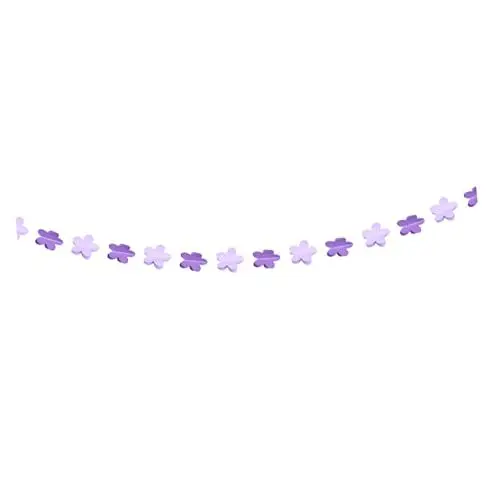 Produktbild: PRETYZOOM Papiergirlande Partydekoration Girlanden zur Dekoration Herzballon Luftballons Veranstaltungsbedarf Girlande in Blumenform runden schmücken Charme Requisiten