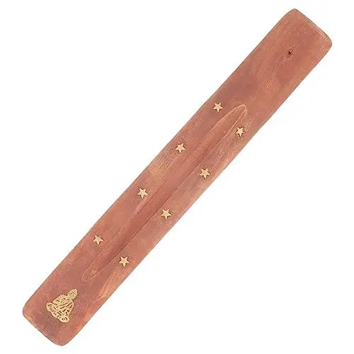 Produktbild: PRETYZOOM Räuchergefäß Räucherstäbchenhalter für Räucherstäbchen Räucherstäbchenhalter Aus Holz Stabiler Standfuß und Edles Design