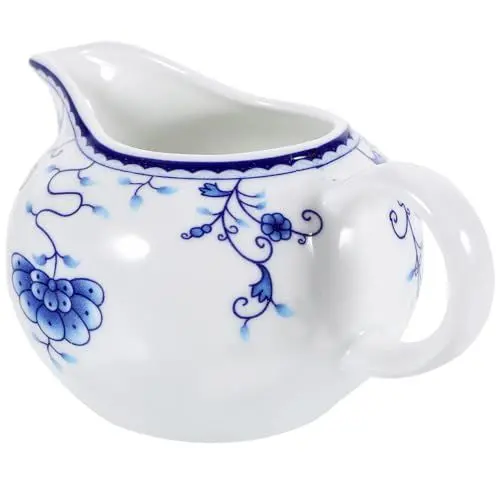 Produktbild: PRETYZOOM Sauciere Aus Porzellan 140 Ml Blau Und Weiß Mini-Milchkännchen Aus Porzellan Keramik-Milchkännchen Espresso-Krug Espresso-Kaffeetasse