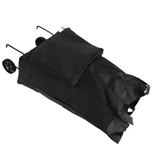 Produktbild: PRETYZOOM Multifunktionaler Zusammenklappbarer Einkaufswagen Einkaufstrolley Tasche Mit Rädern Große Aufbewahrungstasche