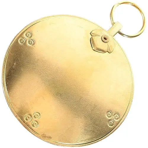 Produktbild: PRETYZOOM Spirituelles Bagua-spiegeldekor Bronze-hängespiegel Für Wohnzimmer Wohndekor