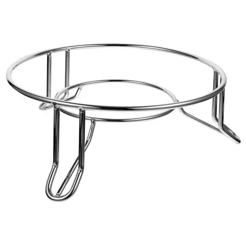 Produktbild: PRETYZOOM Wärmeisoliertes Topf Lagerregal aus Metall Runder Dampfständer für Küche Hitzebeständig 1 Stück für Kochen