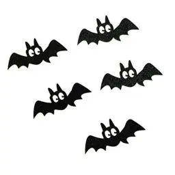 Produktbild: PRETYZOOM Topper Halloween Fledermaus Form Tortentopper Kuchendekoration 15 Stück (Schwarz)