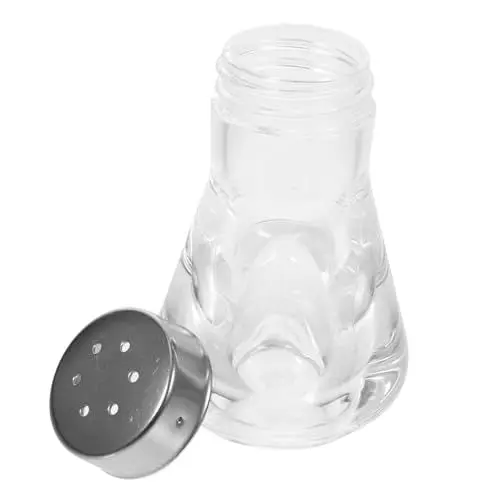 Produktbild: PRETYZOOM Transparenter Salz- und Pfefferstreuer salzbox pfeffermühle Pfefferspender Salz-und Pfefferstreuer Küchengerät Gewürzstreuer Multifunktion schwarzer Pfeffer Rolle