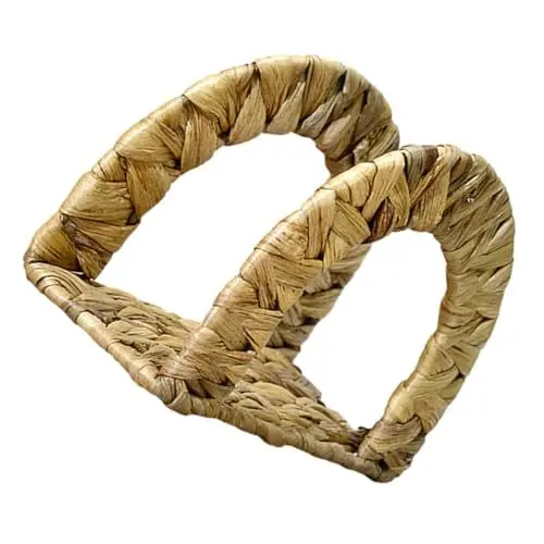 Produktbild: PRETYZOOM Vertikaler Taschentuchhalter Dekorativer Serviettenhalter Papierserviettenständer Ablage Für Handtücher Geflochtener Weidenkorb Flacher Tischständer Rattan Seetang Papierfach