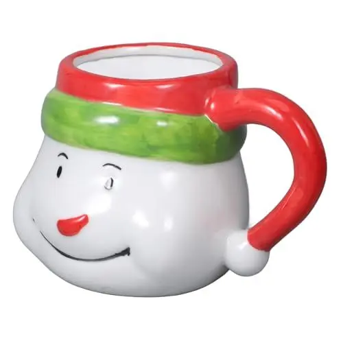 Produktbild: PRETYZOOM Cartoon-kaffeetasse Schneemann Weihnachtsbecher Büro-wasserbecher Heimdekoration 401–500 Ml