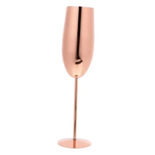 Produktbild: PRETYZOOM Unzerbrechliche Cocktailflöten Aus Edelstahl Edelstahl Für Partys Bars Und Besondere Anlässe Stilvolle Metallische Gläser Für Cocktails Und Getränke