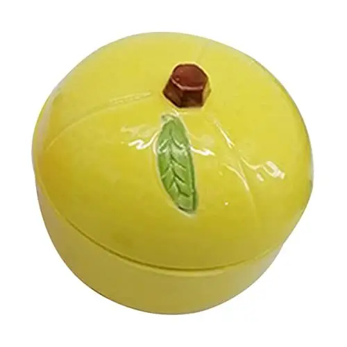 Produktbild: PRETYZOOM Zitronenschale Dessert aus Keramik Suppennudelschüssel Porzellan- Puddingschale Keramiktasse in Zitronenform Salatschüssel Kürbis Eintopf Nachtisch Dessertschale Suppentasse