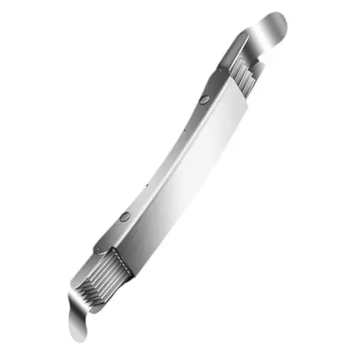Produktbild: PRETYZOOM Zwiebelschneider Edelstahl Gemüseschneider Küchenschneider Frühlingszwiebelschneider Mit Scharfen Klingen Für Zwiebeln Knoblauch Gemüse Küche