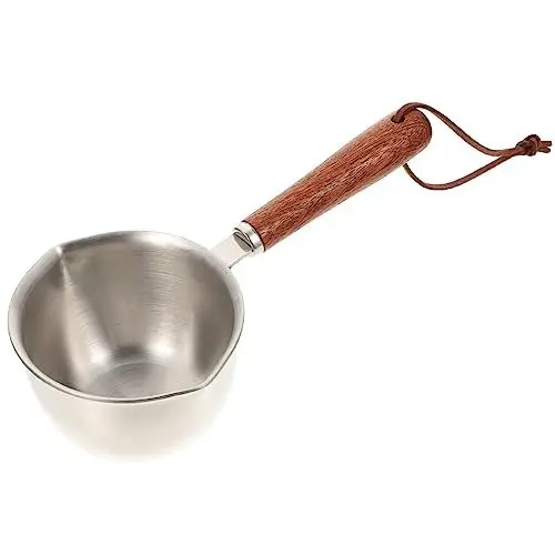 Produktbild: PRETYZOOM Metalltopf Wiederverwendbarer Kochtopf Mit Design 304 Edelstahltopf Zum Erhitzen Und Kochen Von Öl Mini-topf Für Die Küche Des Küchenchefs