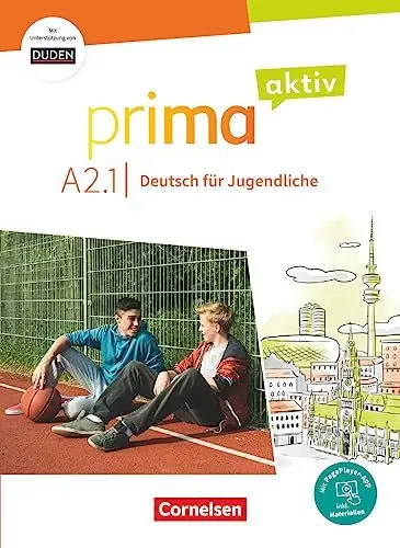 Produktbild: Prima aktiv - Deutsch für Jugendliche - A2: Band 1: Kursbuch - Inkl. PagePlayer-App und interaktiven Übungen (Prima aktiv, A2: Band 1)
