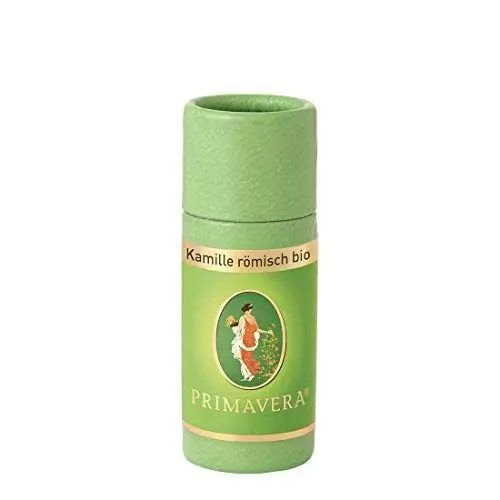 Produktbild: PRIMAVERA Ätherisches Öl Kamille römisch bio 1 ml - Aromaöl, Duftöl, Aromatherapie - beruhigend, stabilisierend, aufbauend - vegan