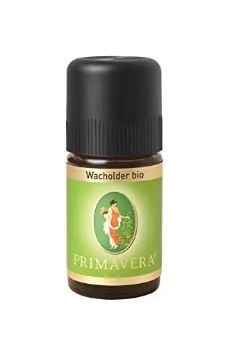 Produktbild: PRIMAVERA Ätherisches Öl Wacholder bio 5 ml - Aromaöl, Duftöl, Aromatherapie - reinigend, stärkend, anregend - vegan