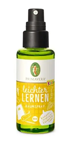 Produktbild: PRIMAVERA Kids Raumspray Leichter lernen bio 50 ml - Aromadiffuser, Aromatherapie - konzentrationsfördernd, motivierend - vegan