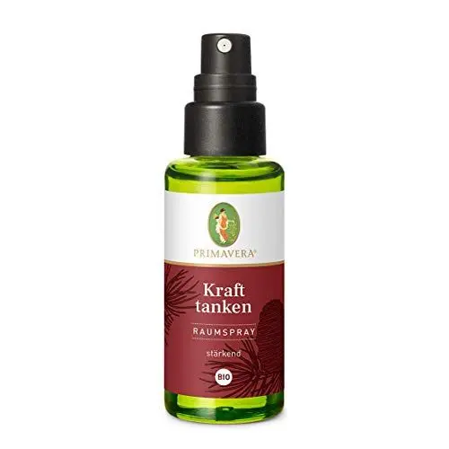 Produktbild: PRIMAVERA Raumspray Kraft tanken bio 50 ml - Zeder, Kardamom und Bergamotte - Aromadiffuser, Aromatherapie - stärkend - vegan