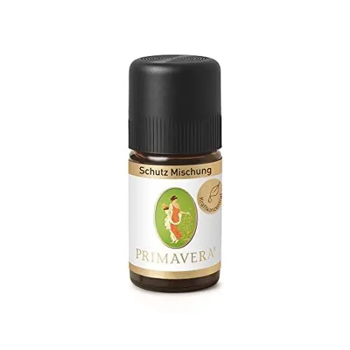Produktbild: PRIMAVERA Schutz Mischung Kraftkonzentrat 5 ml – Unterstützt die körpereigene Abwehr - Aromaöl, Duftöl, ätherisches Öl, Aromatherapie – vegan