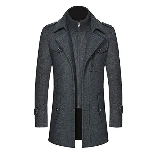 Produktbild: JUZILO Black of Friday Angebote Elektronik Herrenjacke Winter Winter Herren Parka Winterjacke Herren 6XL wintermantel Herren schwarz Herrenjacke Winter Herren Mantel lang Long Coat Men