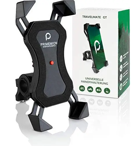 Produktbild: PRIMEMION - Auto Closure Fahrrad Motorrad Handy Halterung Universal 360°
